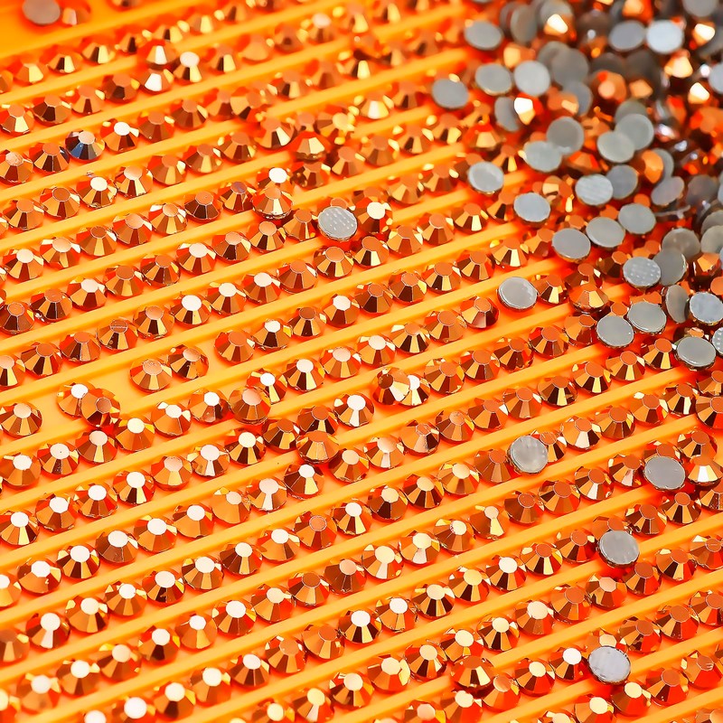 Genio Cristal Rose Gold SS10 Ultra Hotfix Rhinestones, 3600pcs Quality,