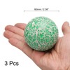 sourcing map 3Pcs Decorative Glass Balls 2.36 Inch Orbs Centerpiece