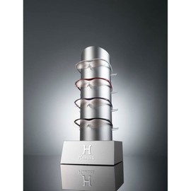 Hazuki Loupe Magnifier Glasses Blue Light 35% Eyeglasses Cut (Black, Compact-M(1.32))