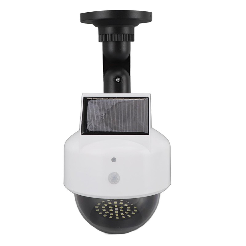 Solar Dummy Fake Camera Security Outdoor Solar Powered Simulated Surveillance