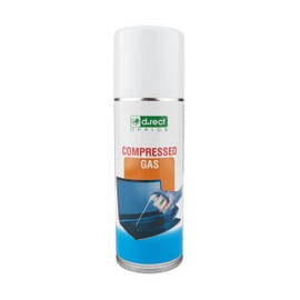 D.RECT D.RECT Druckluftspray 200ml | Air duster PC Reinigungsset Druckluftreiniger | für: die Reinigung von Tastatur, Computer, Kamera, Handy