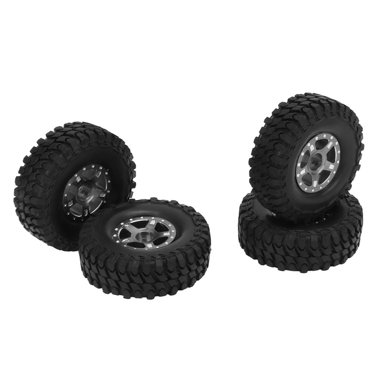 RC Car Rubber Tires Metal Tyre Wheel Full Series Universal