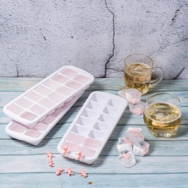 My Water Broke Baby Shower Game with 80 Mini Plastic Babies, 3 Ice Cube Trays and 1 Sign, Used for Ice Baby Shower Games, White