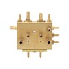 15 Holes Dental Cabinet Integrated Air Water Chassis Valve Copper
