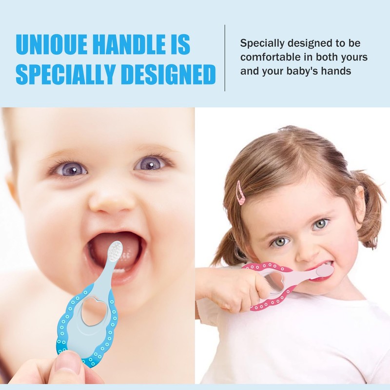 LCKAE Kids Soft Toothbrush Ages 1-6 | BPA-Free | Sealed