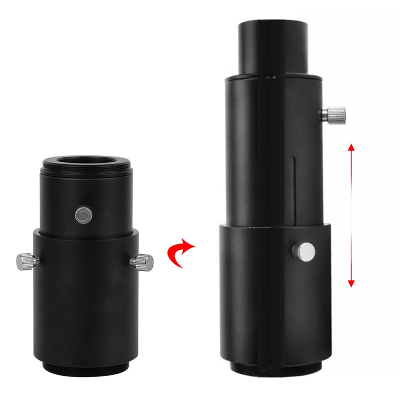 1.25in T Mount Telescopic Extension Tube for Astronomical Telescope M42x0.75