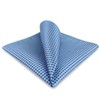 Shlax & Wing Men's Long Necktie Silk Blue Single Color