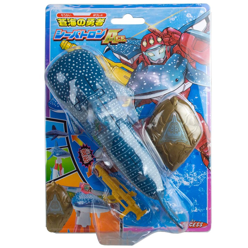 The Access Robot Figure Whale Shark Transformation Robot Seabotron Hero