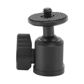 Tripod Ball Head Multifunction Adjustable 360 Degree Rotation Aluminium Alloy 1/4 Inch Hot Shoe Mount Adapter