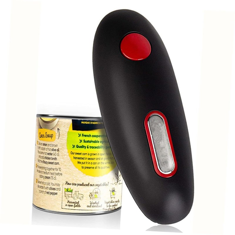SHOWERORO Electric Can Opener Magnetic Lid Lifter Automatic Tin Opener