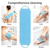 Back Scrubber for Shower, Double Sided Exfoliating Back Exfoliator with
