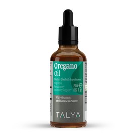 TALYA Oregano Oil 0.67 fl.oz | Oil of Oregano Liquid | Immune Support, High Carvacrol, Digestive Health | Non-GMO | Vegan | Mediterranean Oregano