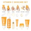 Set De Cuidado Facial Con Vitamina C, Rutina Completa