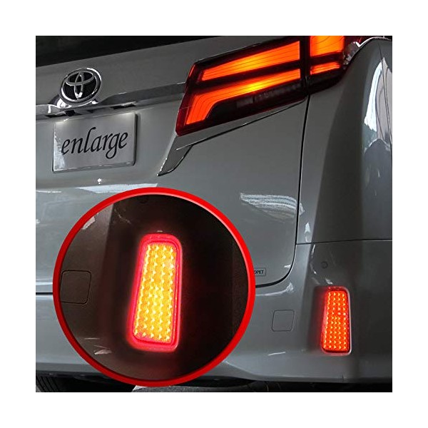 Alphard Vellfire 30 Series LED Reflector with Power Removal Wiring Set