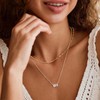 SUFOPE Diamond Necklaces for Women 14K Gold Plated CZ Pendant