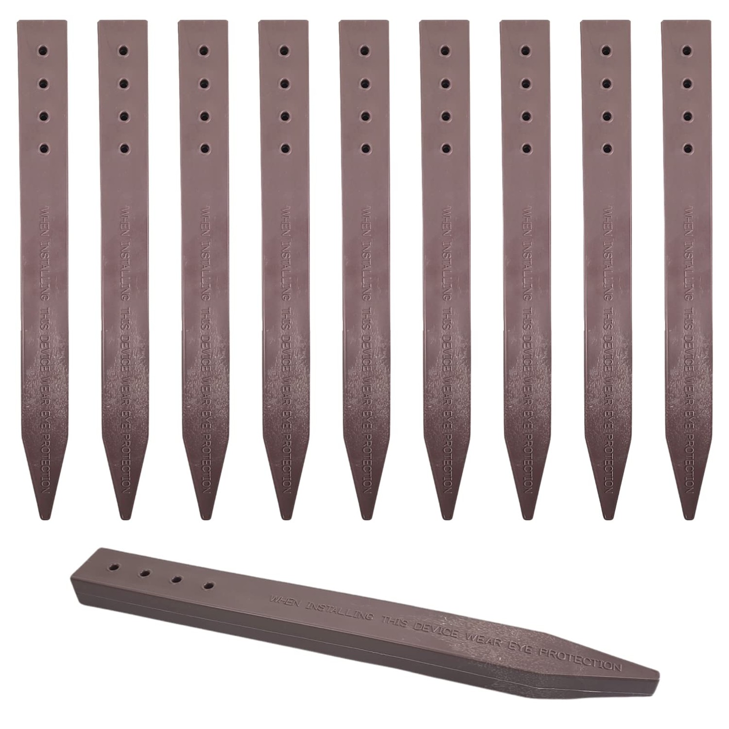 One Stop Outdoor (20Pack) Heavy Duty, Brown Landscape Lawn & Garden