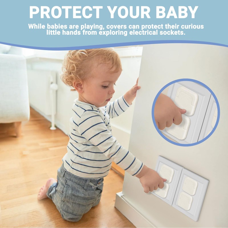 Outlet Covers Baby Proofing, 40 Pack Child Proof Plug Socket
