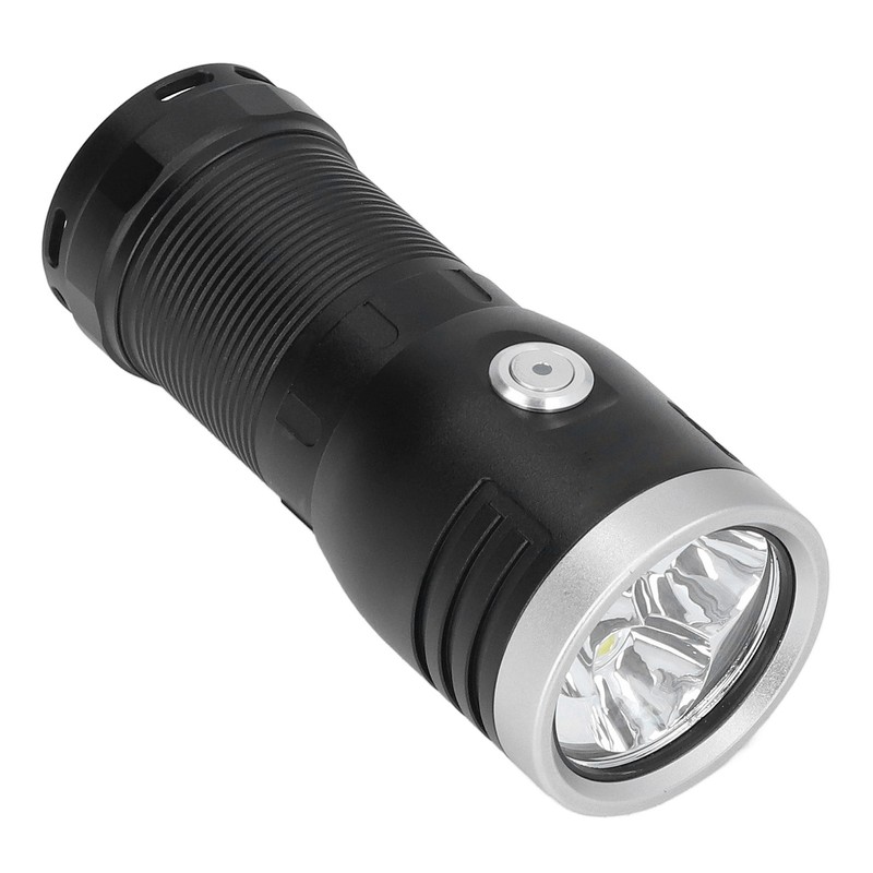 P50 Flashlight 3LED Long Range Flashlight 10000LM Stepless Dimming USB
