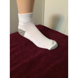 Performance Footwear Sports Series *** 6 Pair Men's Performance Footwear Brand Athletic Ankle Socks 10-13 LQQK***