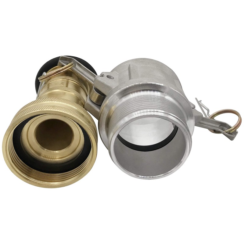 RosyOcean Heavey Duty 2 Inch Fire Hose Nozzle Brass Fire