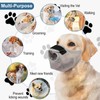 Dog Muzzle, Muzzle for Medium Large Dogs, Adjustable Breathable Mesh