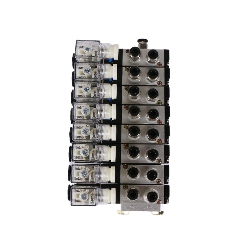 U.S. Solid 4V210-08 8 Pneumatic Solenoid Valves 1/4" 2 Position