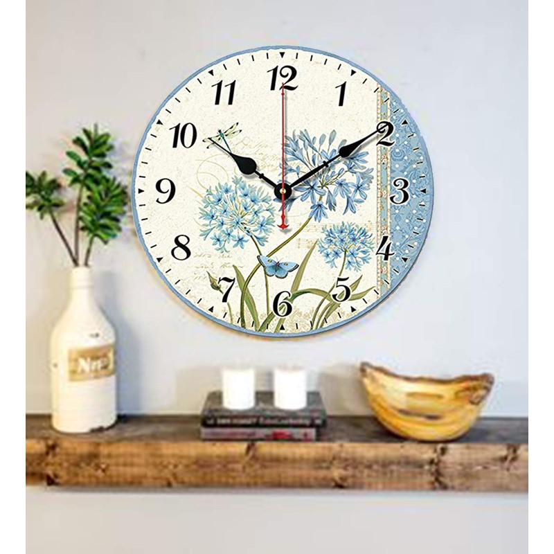 SWHONG Wall Clock Without Ticking Noises 10 Z0 LL/25.4 cm
