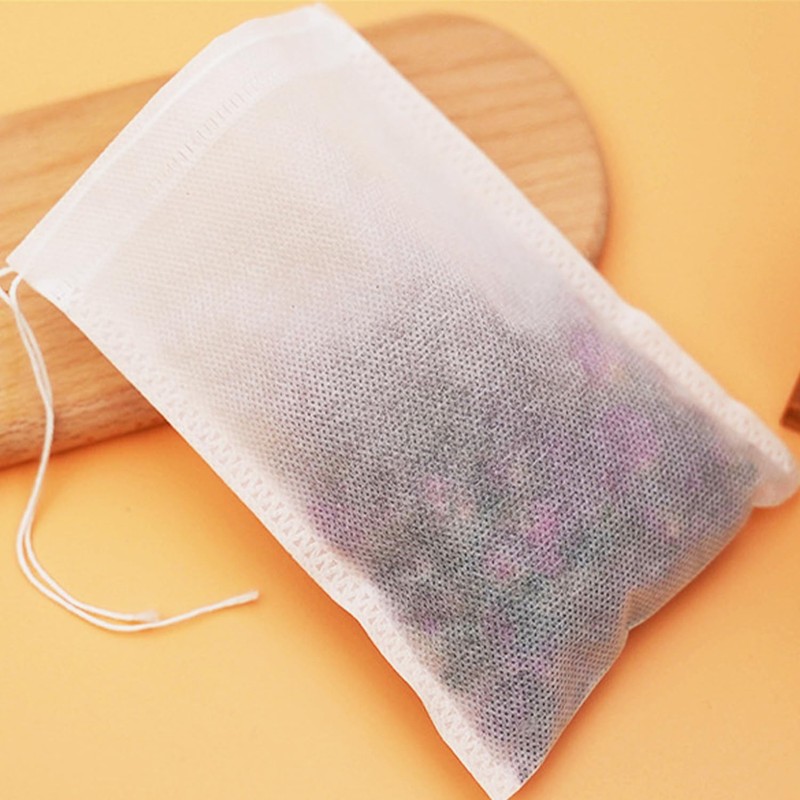 Yzurbu 200pcs 4''x6'' Tea Filter Bags for Loose Leaf Tea,