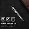 TACRAY Titanium Bolt Action Mini Pen, Pocket Size EDC Pen,