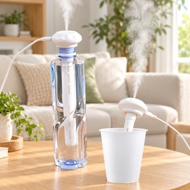 Portable Mist Humidifier for Personal Spaces – Quiet Operation and Adjustable Length for Bedroom, Office, and Travel
