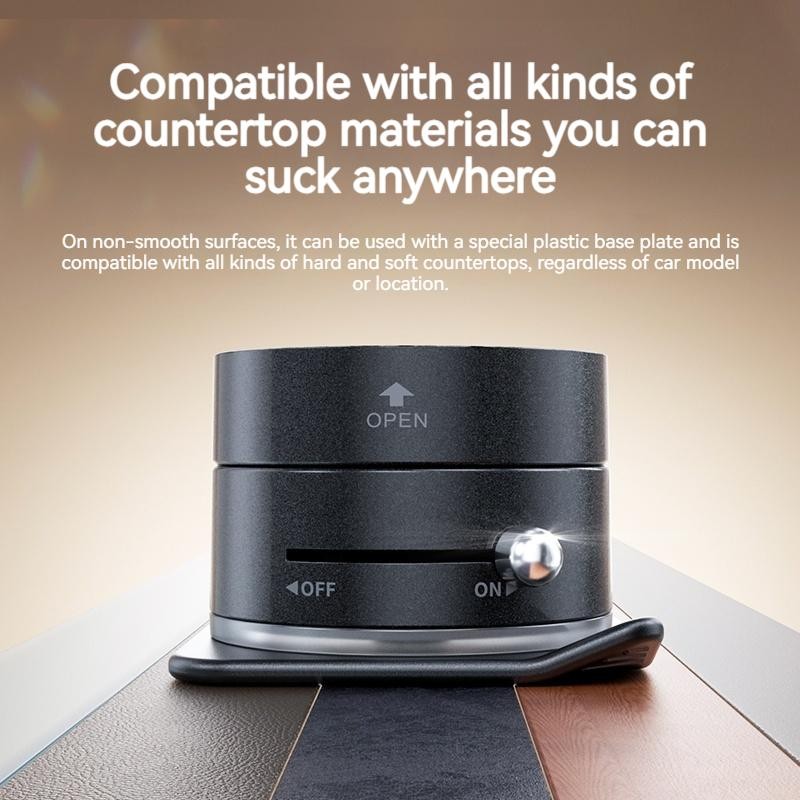 JOYTUTUS 360° Rotatable Vacuum Suction Car Phone Holder - Universal