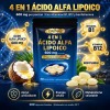 Gwynne Ácido Alfa Lipoico 600mg Suplemento Antioxidant Energía Apoyo Metabolismo
