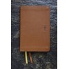 NIV, Thinline Bible, Compact, Leathersoft, Brown, Red Letter, Comfort Print