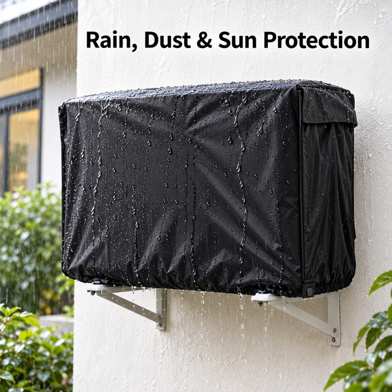 33.85 Inch Outdoor Air Conditioner Cover, All-Season Waterproof Windproof AC