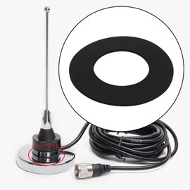 eMagTech 5pcs NMO Gasket Gaskets 3/4 X 1.5 X .045 Inch NMO Antenna Mount Gaskets Washers 3/4 Inch Replacement Part 1291 Rubber Black