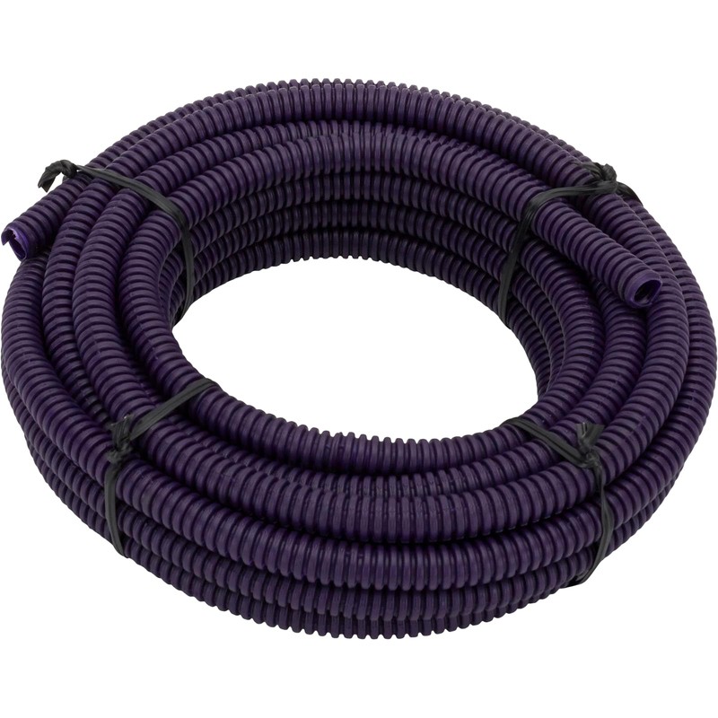 Split Wire Loom Conduit Tubing, 1/4 Inch Diameter, 20 Ft.