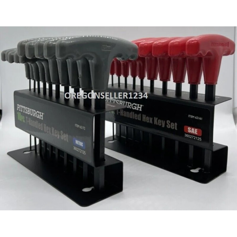 Pittsburgh BRAND NEW 20 PC ALLEN T HANDLE WRENCH METRIC