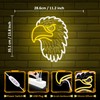 Lampeez Eagle Neon Sign, LED Eagle Night Light for Room