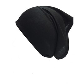 Under Hijab Scarf Tube Stretchable Bonnet Cap (Black)