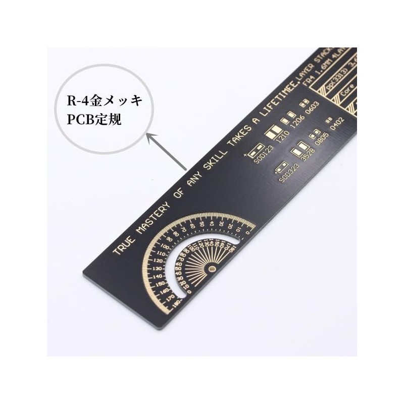 Garosa Multi-functional Ruler, PCB Ruler, Engineering Ruler, PCB Straight Ruler,