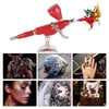 Auto Airbrush Kit Handheld Gun Type Automatic Start and Stop