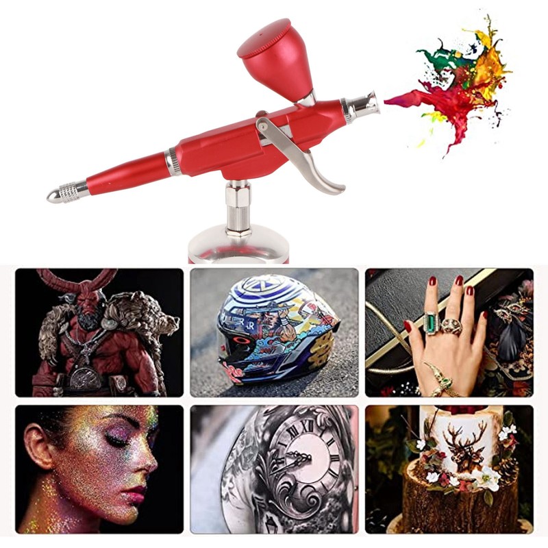 Auto Airbrush Kit Handheld Gun Type Automatic Start and Stop