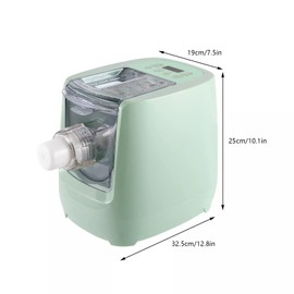 Automatic Pasta Machine Noodle Maker Household Pasta Extruder Pasta Maker With 13Pasta Shapes Making Thick Noodles Lasagna Lasagna Macaroni Easy To Clean For Kitchen Dining Room (260W Green)