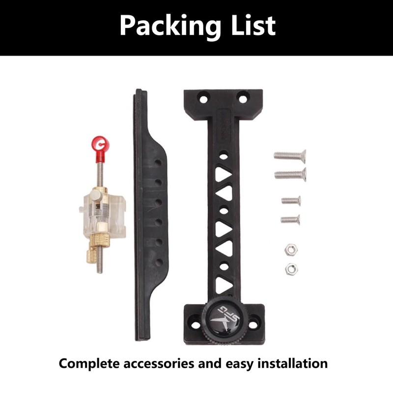 FUNTRESS Recurve Bow Target Sight T Shape Adjustable with Ring