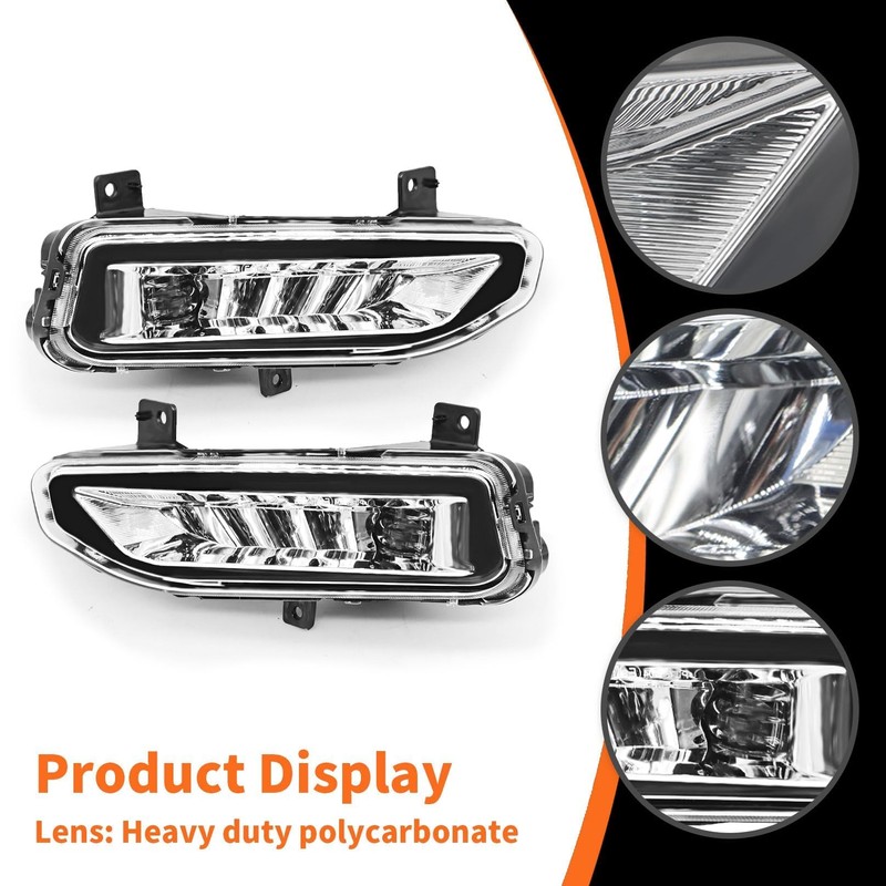 Aspaton Fog Fights Assembly Compatible with Frontier 2022-2024 with Switch