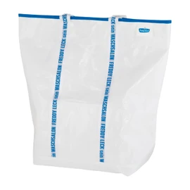 Freddy Leck FL-227 Laundry Bag, Tall Type, 16.3 gal (46 L), Laundry Bag, White, Laundry, Large, Large Capacity, Laundry Storage, Durable, Lightweight