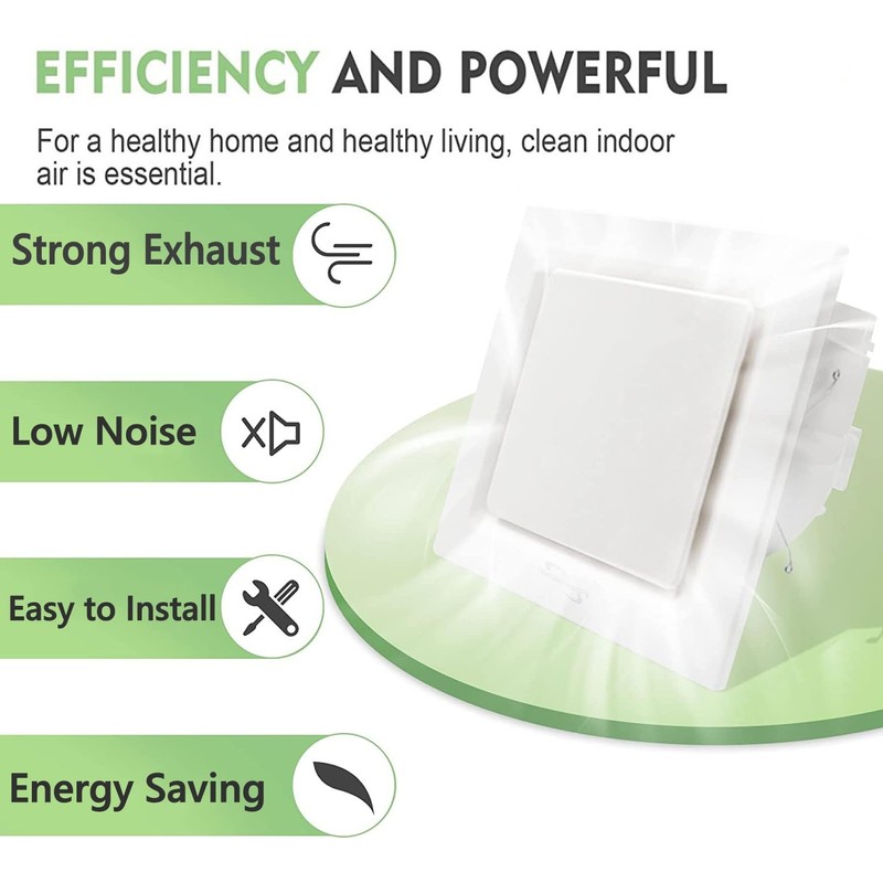 Jinhong Bathroom Fan Ceiling Mount Exhaust Ventilation Fan Ceiling Exhaust