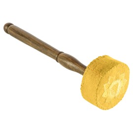 Laroal Tibetan Singing Bowl Striker Mallet Hand Made Hard Wood Felted Mallet Stick