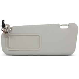 Gray Left Driver Side Car Sun Visor With Sunroof for 2010-2013 For Mazda For 3,Replacement Assembly BBM2-69-320C-75,BBM3-69-320C-75 (with mirror)