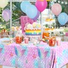 Mermaid Tablecloth for 1st-6th Girl Birthday Party Decorations,Under The Sea